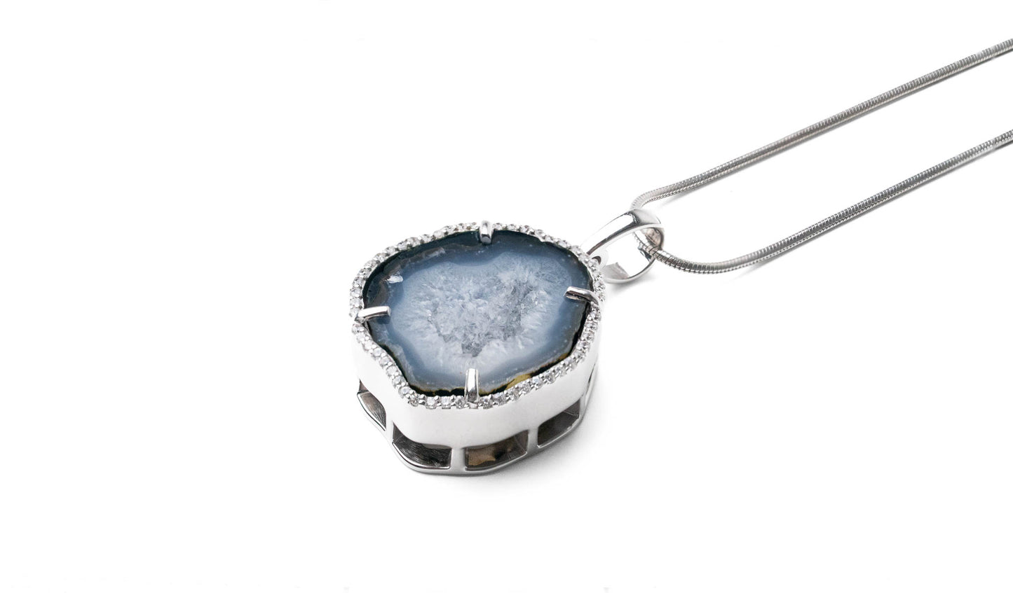 One of a kind: coconut geode