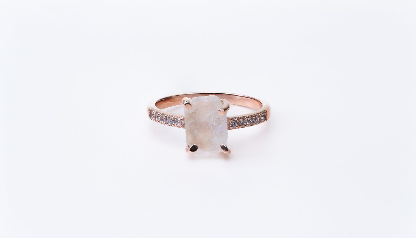 The Lunar Rose Ring