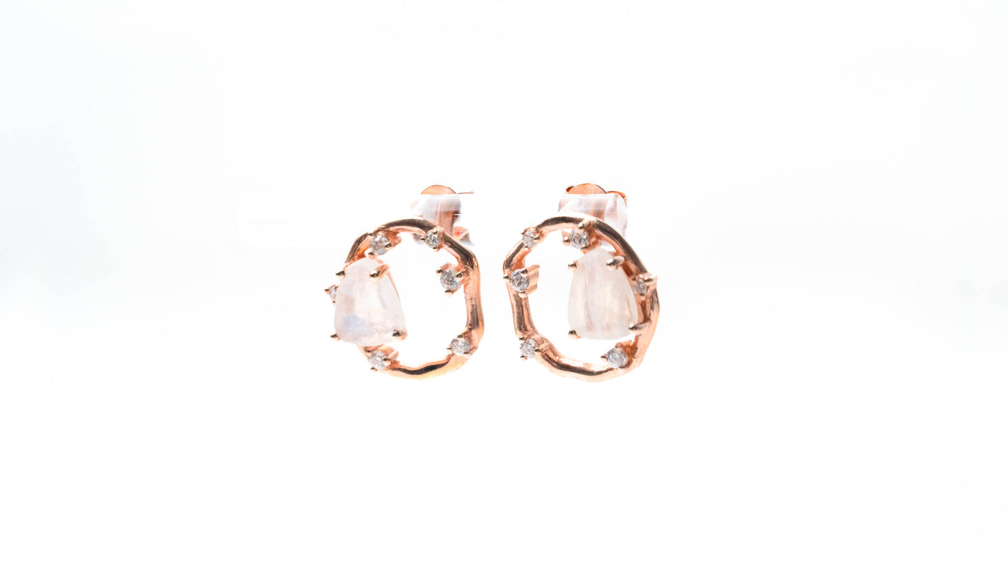 Lunar Rose Earring