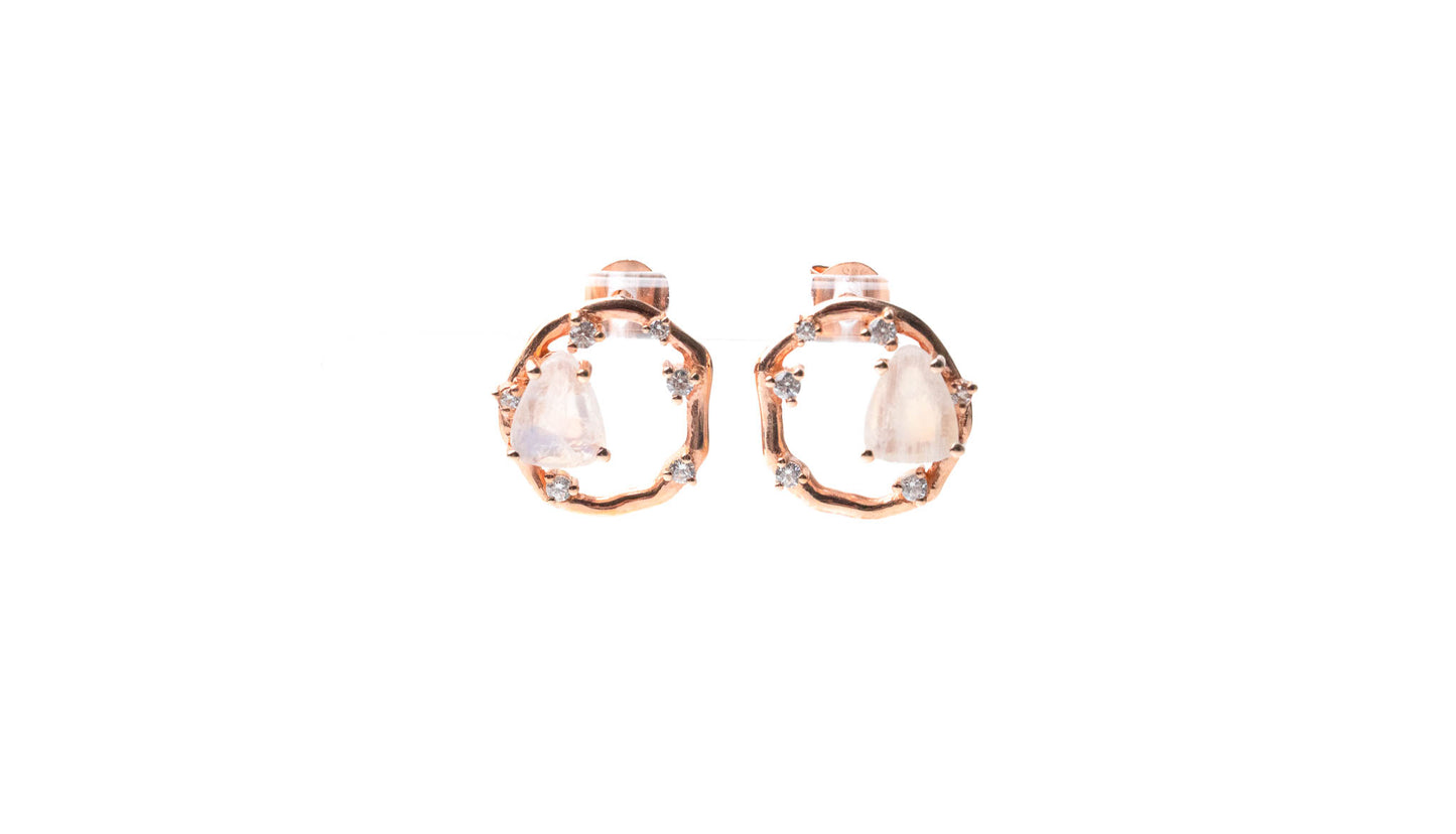 Lunar Rose Earring
