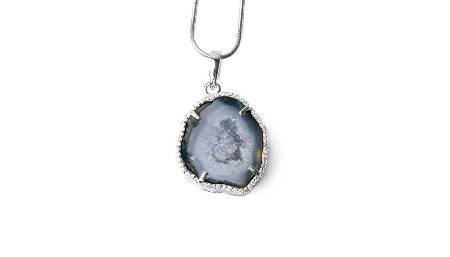 One of a kind: coconut geode