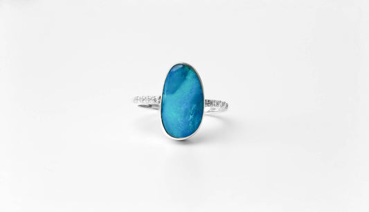 L' Australian Opal Ring