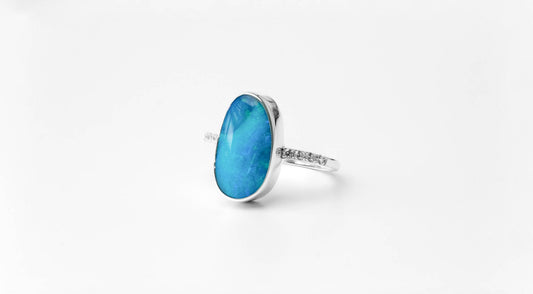 L' Australian Opal Ring