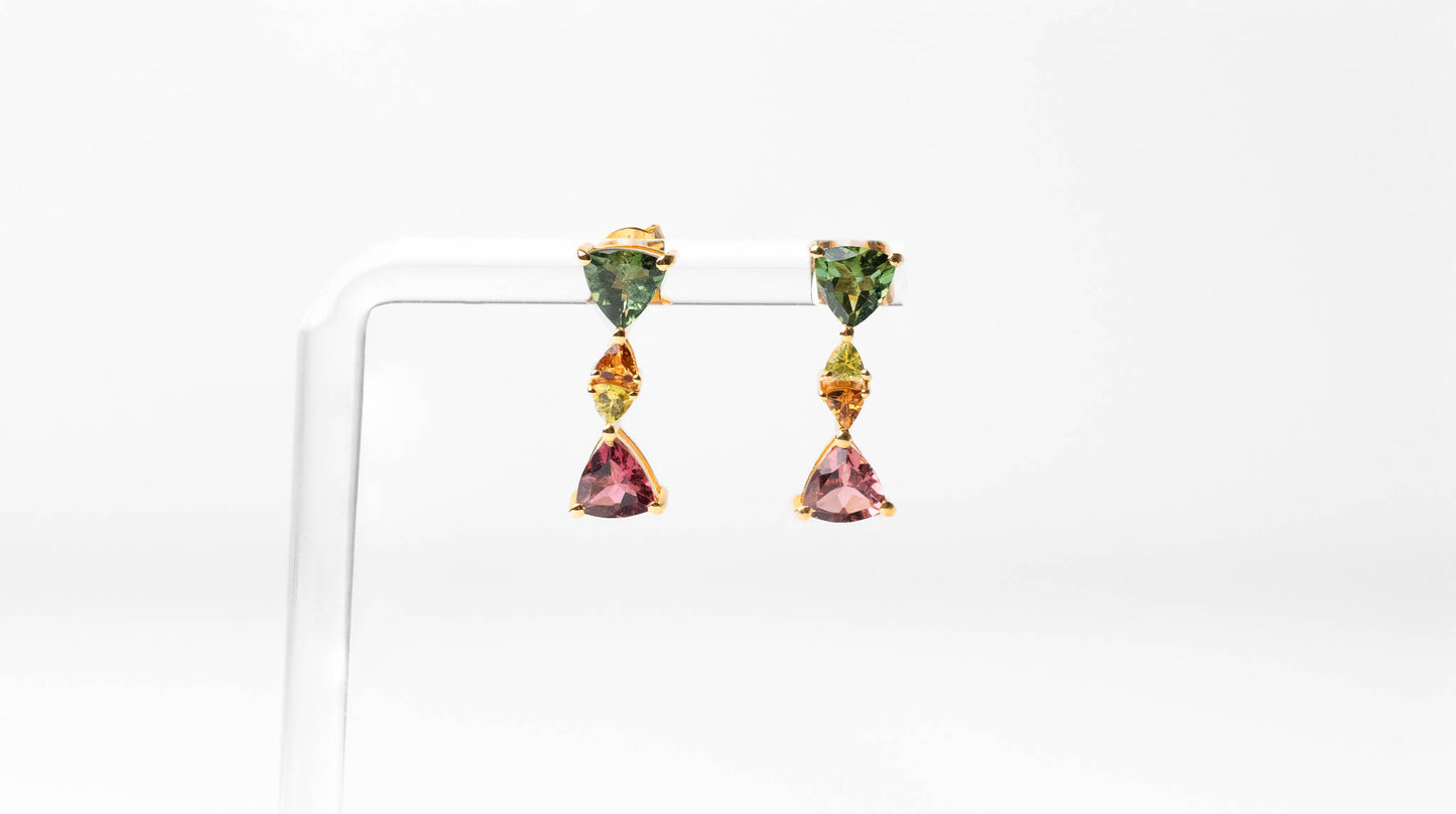 Celestial Tourmaline Earring