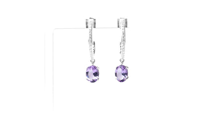 Regal Amethyst Earring