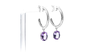 Regal Amethyst Earring
