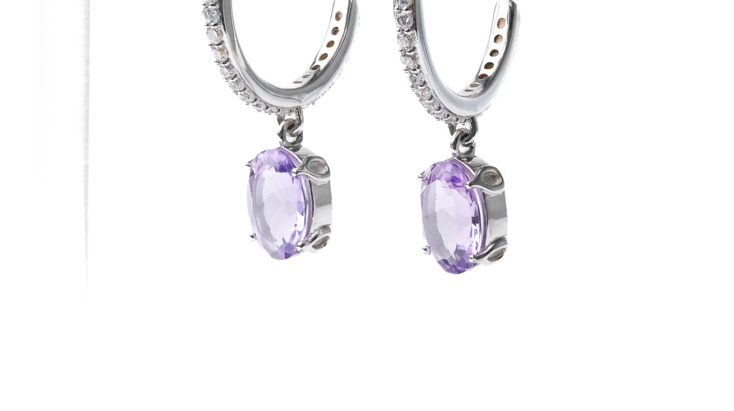 Regal Amethyst Earring