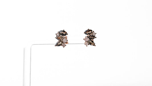Rose Smoky Earring