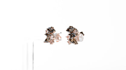 Rose Smoky Earring