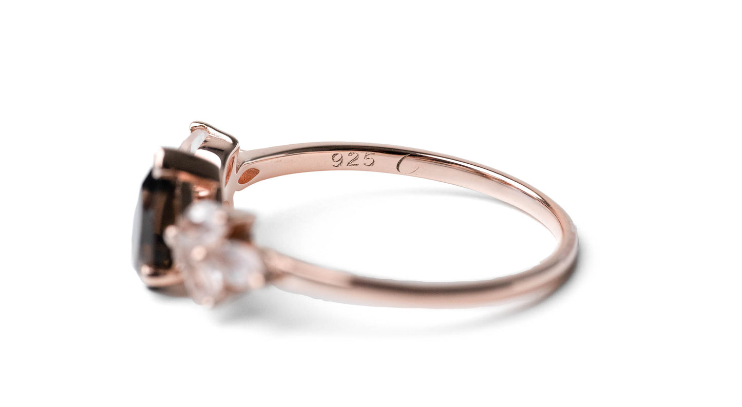 Rose Smoky Ring