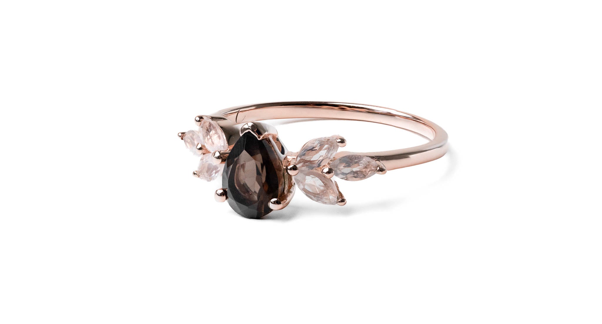 Rose Smoky Ring