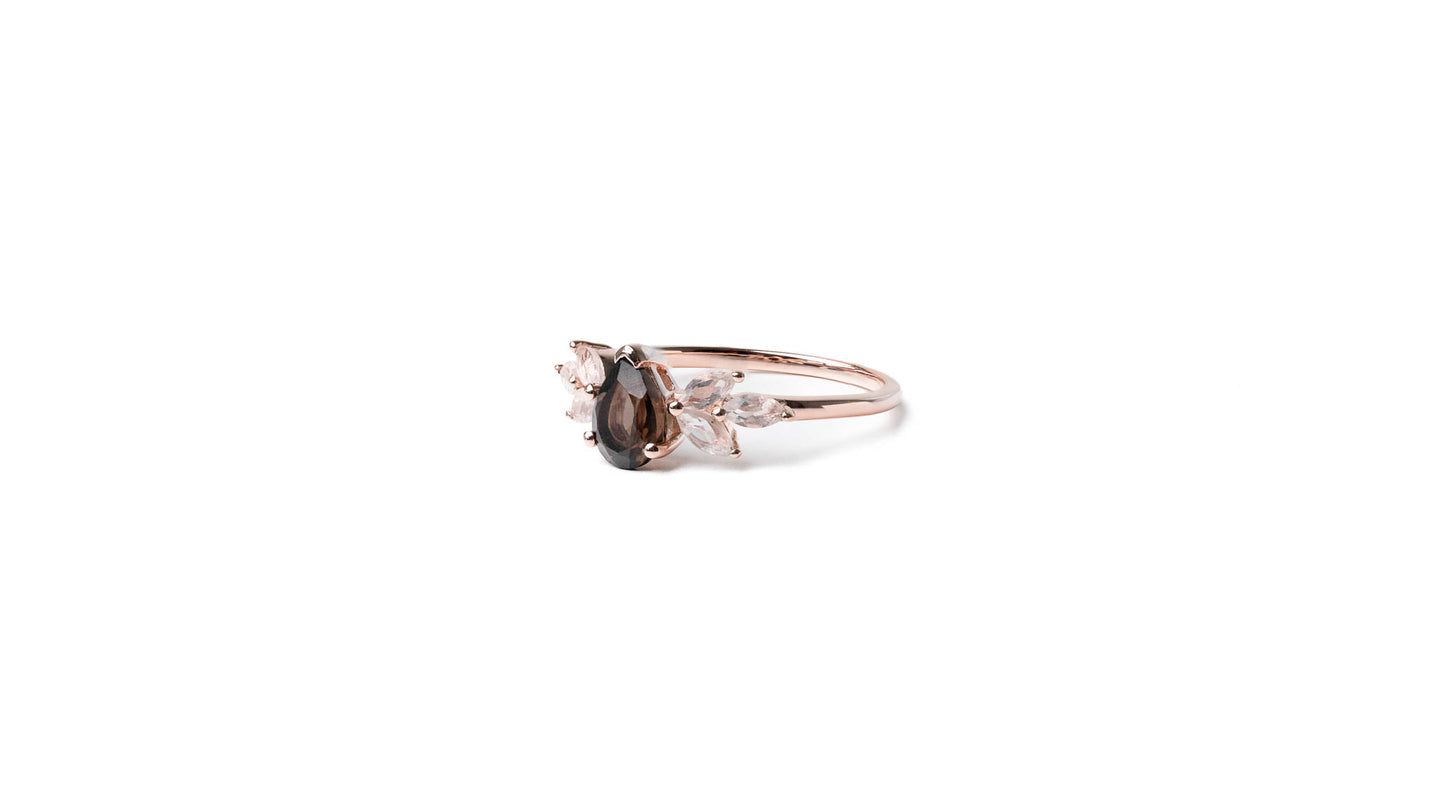 Rose Smoky Ring