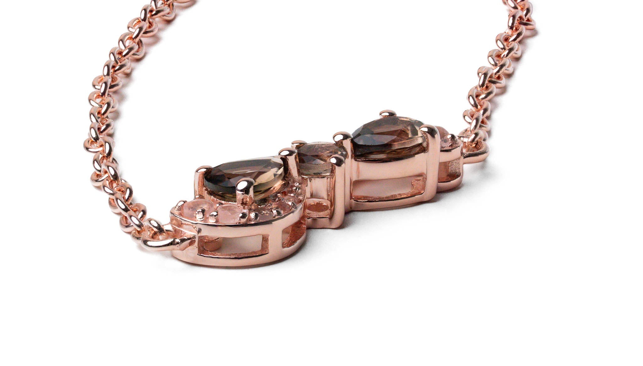 Rose Smoky Bracelet
