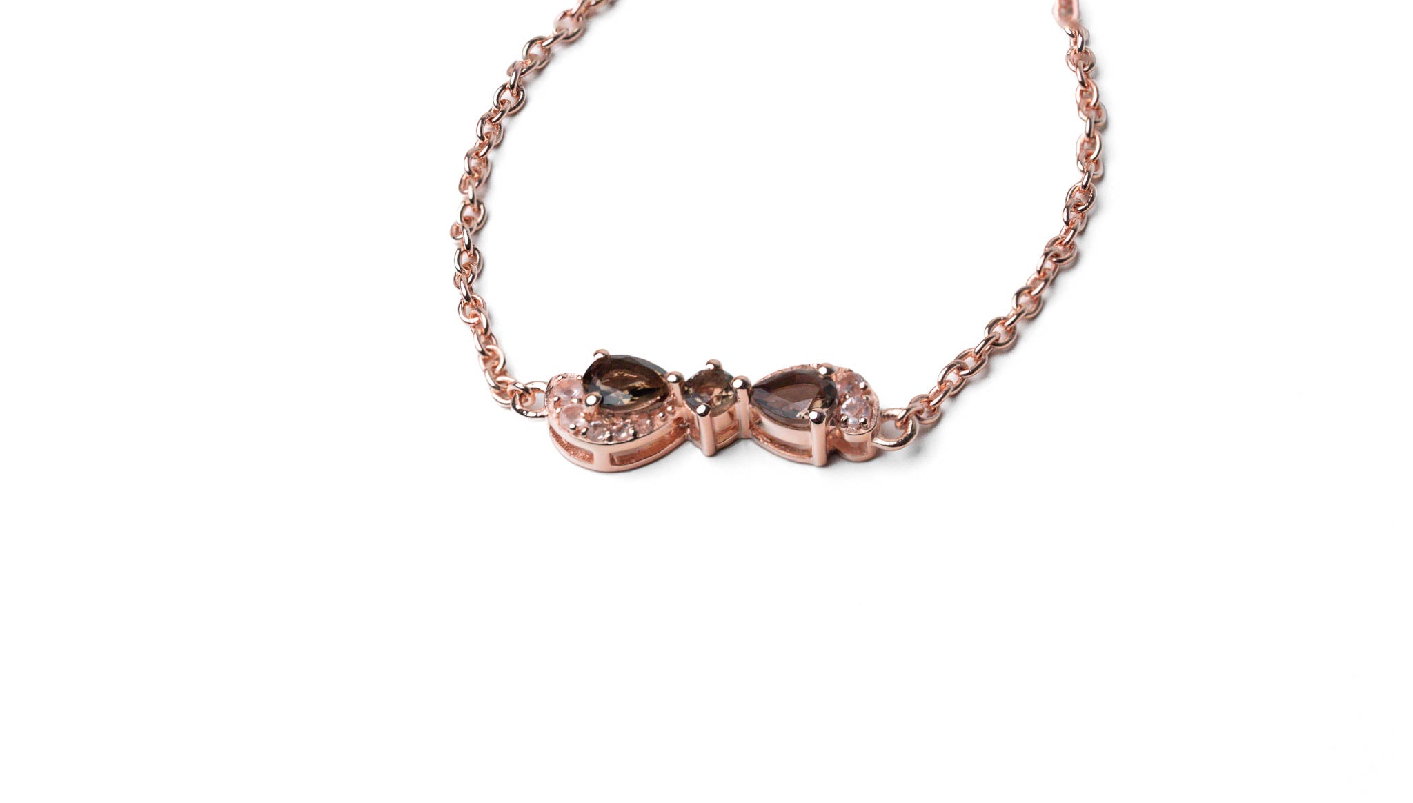 Rose Smoky Bracelet