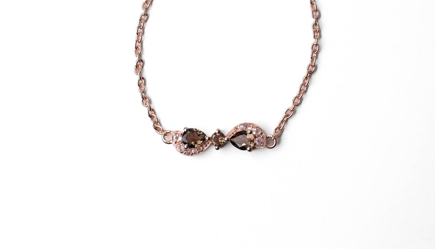 Rose Smoky Bracelet
