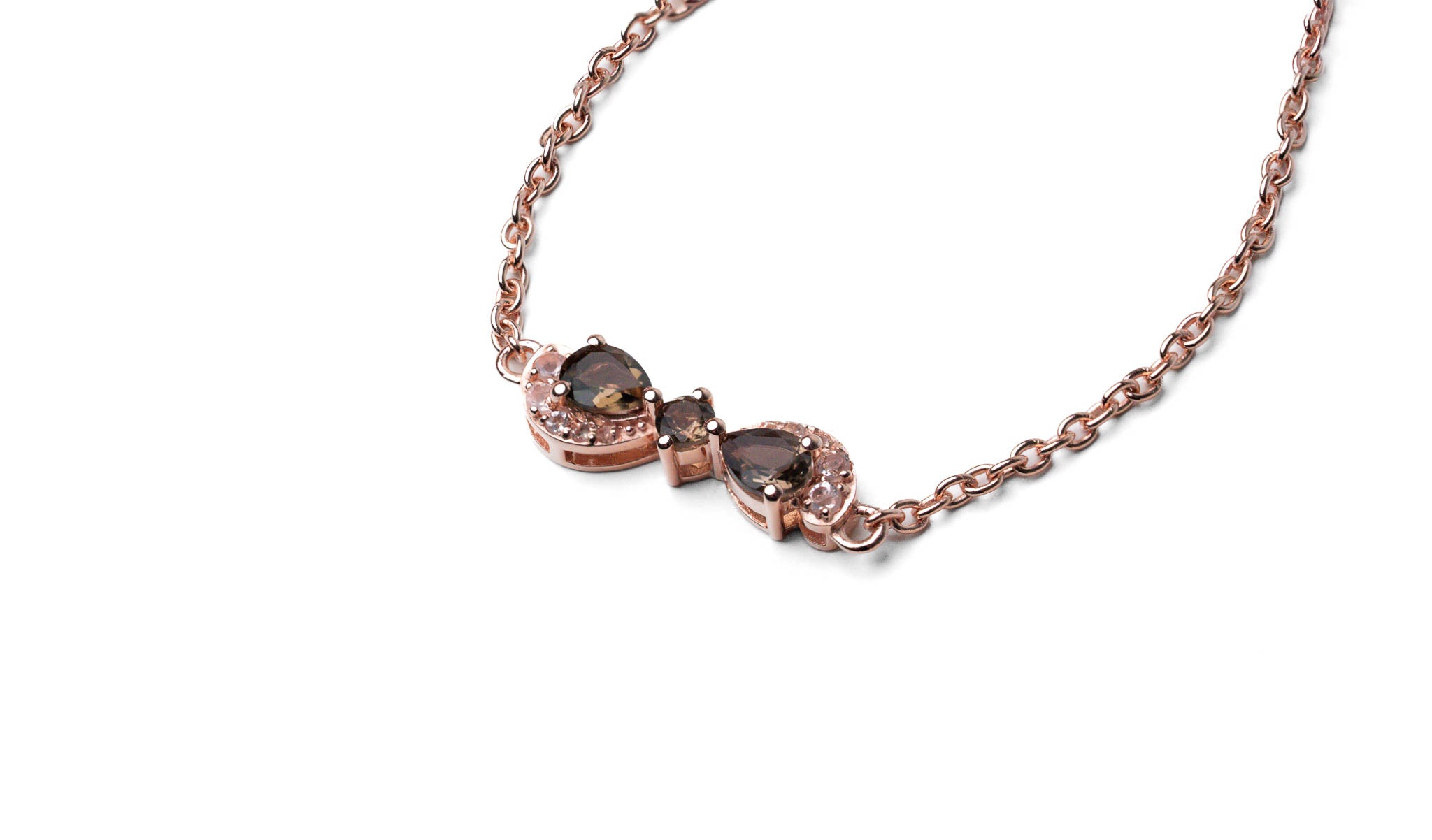 Rose Smoky Bracelet