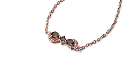 Rose Smoky Bracelet