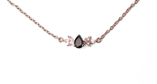 Rose Smoky Necklace