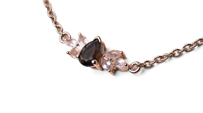 Rose Smoky Necklace