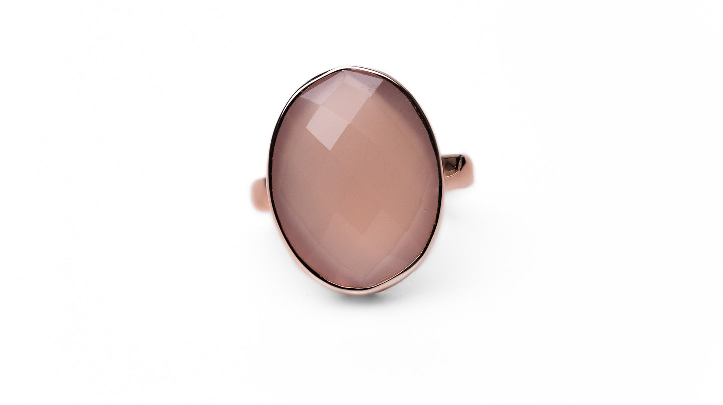 The Rose Chalcedony Ring